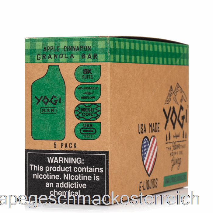 [5er-Pack] Yogi Bar 8000 Einweg-Vape-Geschmack